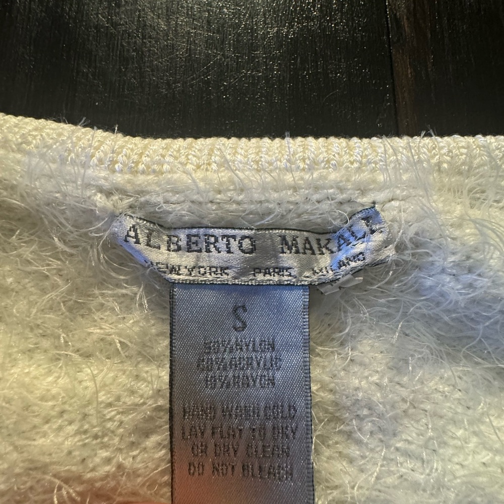 Sweater alberto makali small for women white